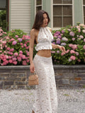 Lielle Lace Halter Skirt Set [1EUTCK96]