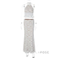 Lielle Lace Halter Skirt Set [VJXN8MIE]
