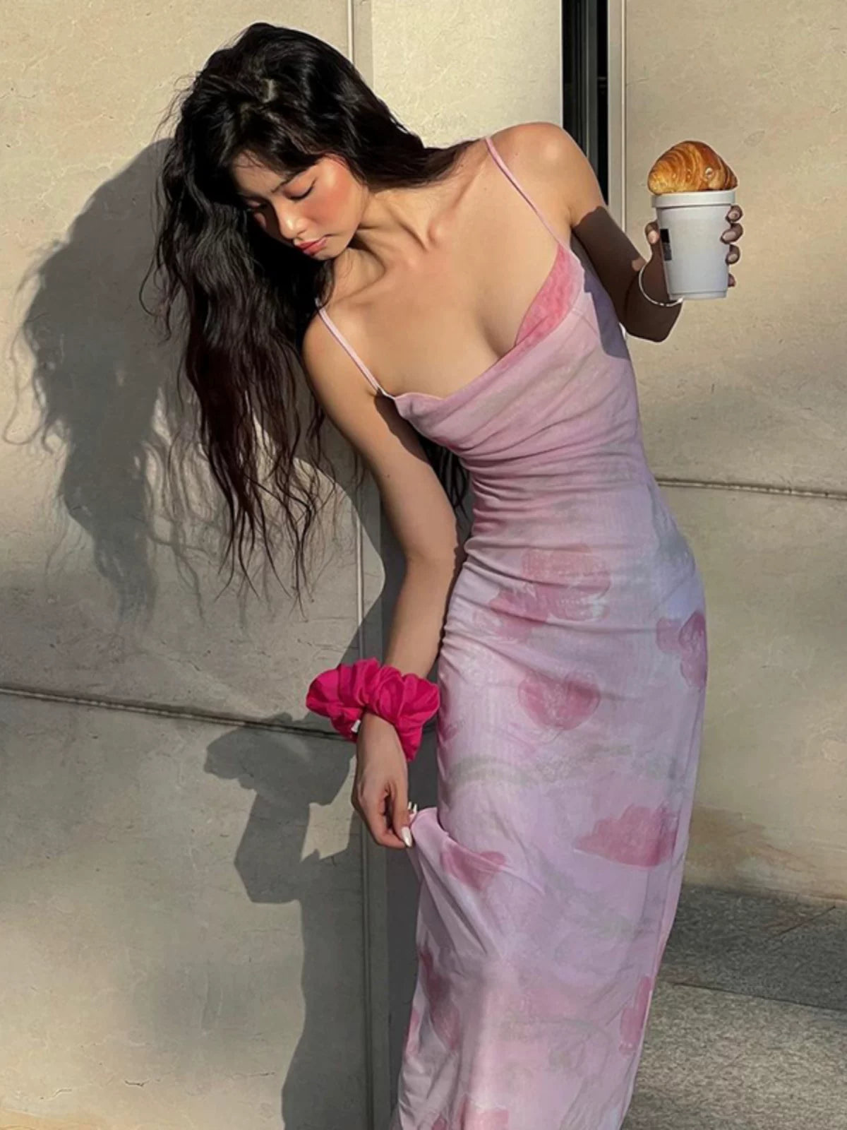 Liesl Floral Mesh Maxi Dress
