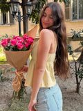 Lillianna Ruched Lace Camisole [75YOS5FF]