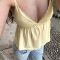 Lillianna Ruched Lace Camisole [LP9G9JJ5]