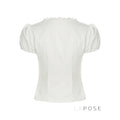 Lillith Lace Puff Sleeve Top [10389BHX]