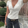 Lillith Lace Puff Sleeve Top [JDBYKRIE]