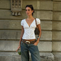 Lillith Lace Puff Sleeve Top [RRII106Y]