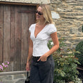 Lillith Lace Puff Sleeve Top [XV49WEZH]