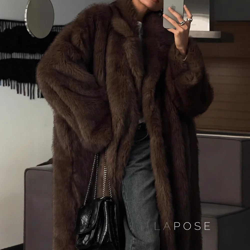 Lilly Fluffy Faux Fur Coat [TOWGS3NC]