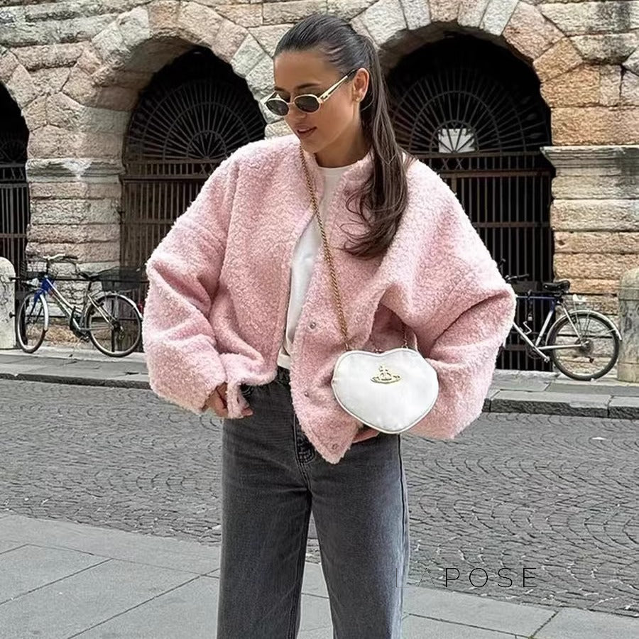 Lillyanne Cozy Faux Fur Jacket [QYZB1YJV]