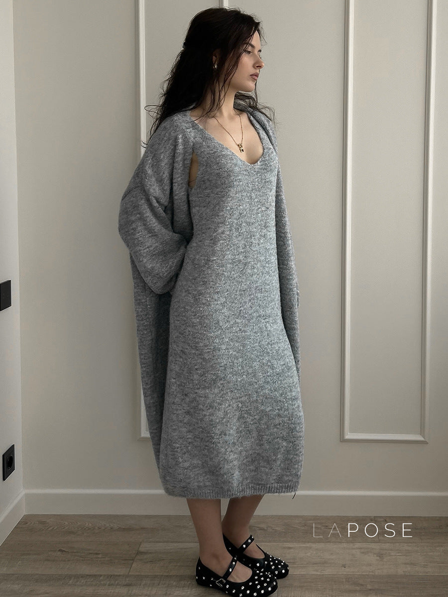 Lily Cozy Knit Skirt Set [WXMRTSRQ]