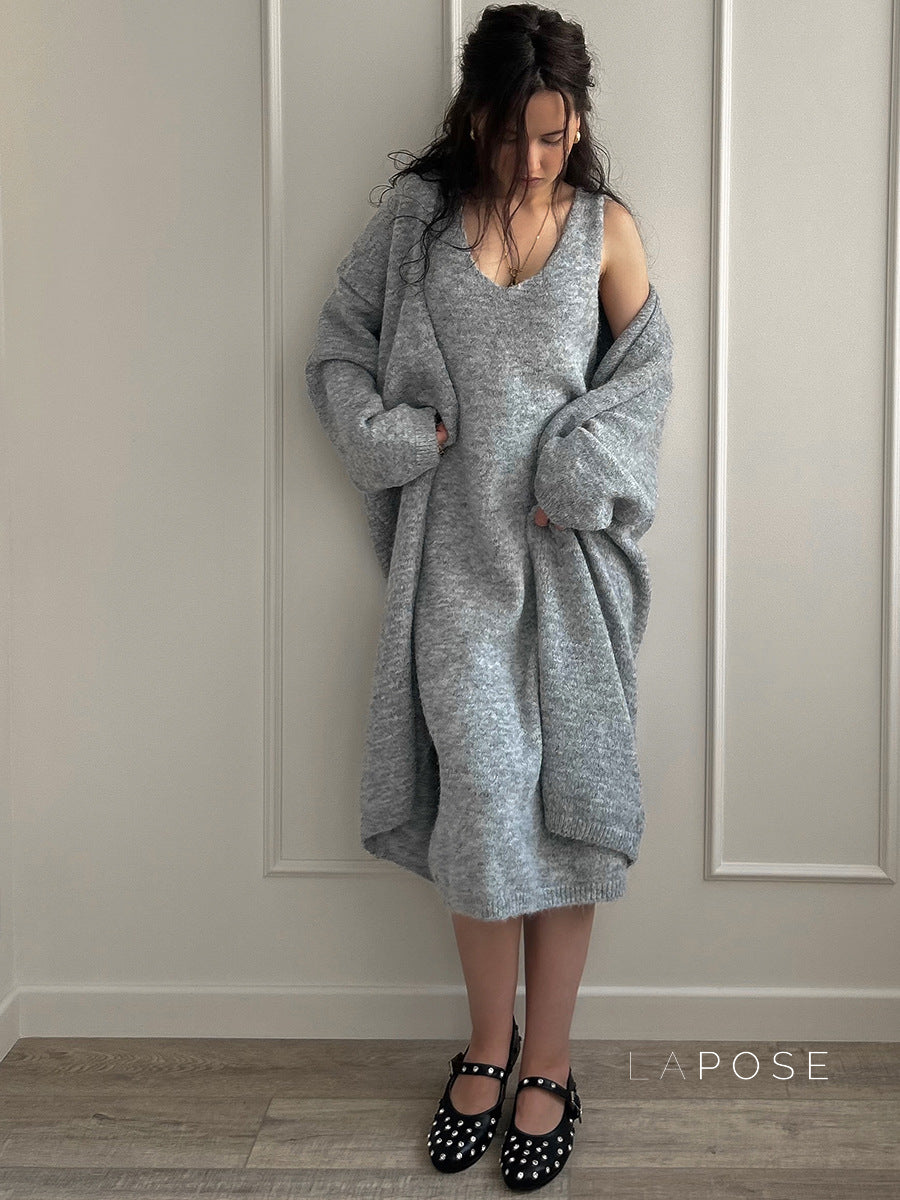 Lily Cozy Knit Skirt Set [9IYKLS16]