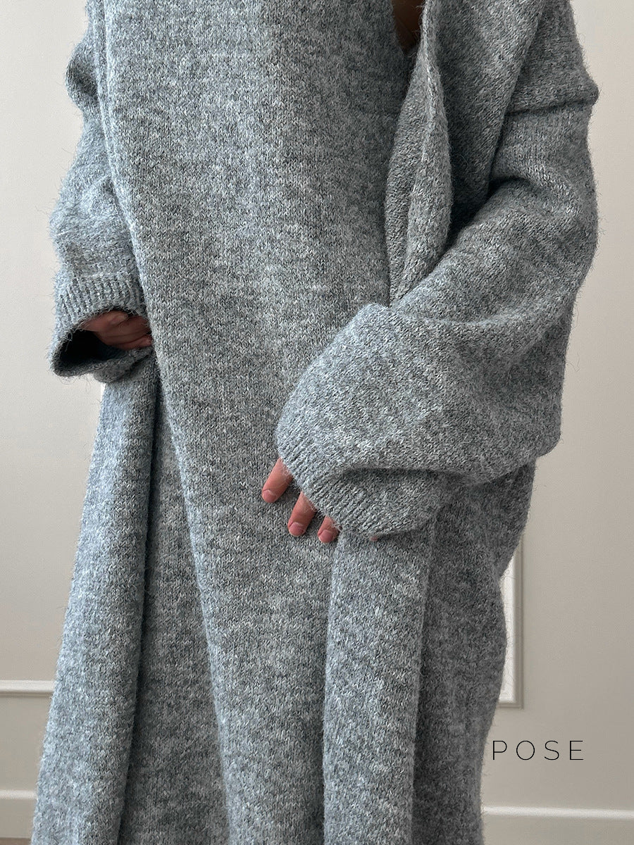 Lily Cozy Knit Skirt Set [58A49JSJ]