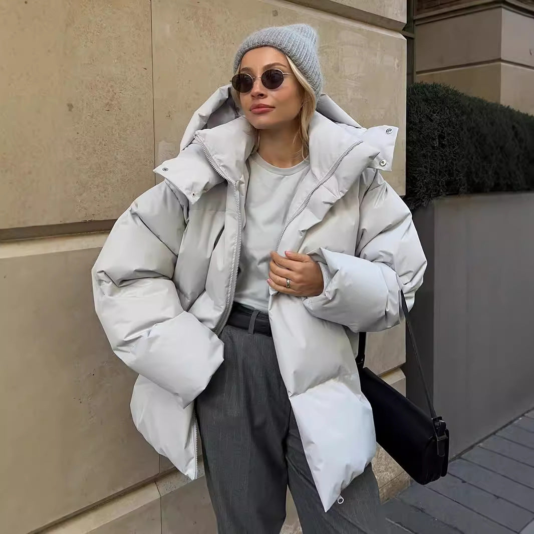 Lilyth Oversized Hooded Quilted Coat [X98ZZCO2]