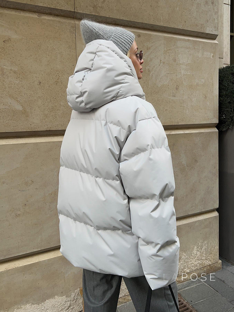 Lilyth Oversized Hooded Quilted Coat [8NLE0U1R]