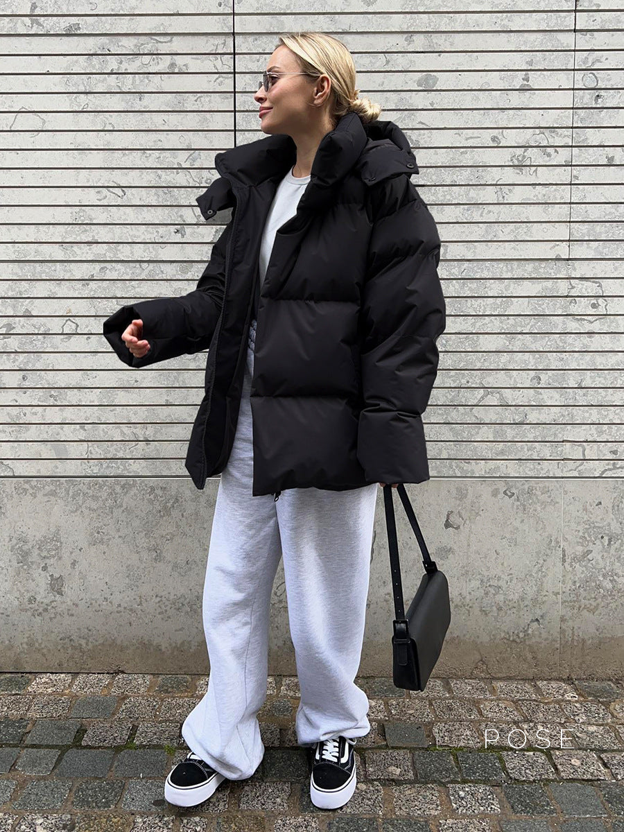 Lilyth Oversized Hooded Quilted Coat [RFFK1LGQ]