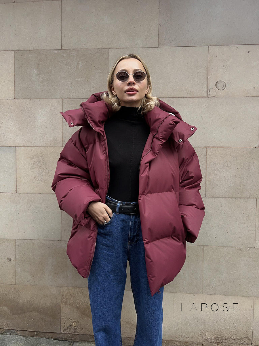 Lilyth Oversized Hooded Quilted Coat [O82D9EES]