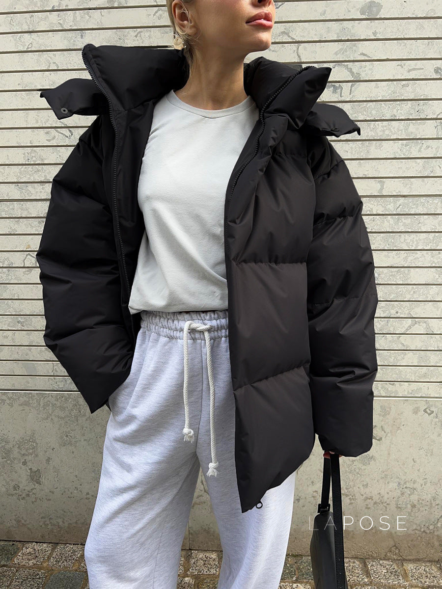 Lilyth Oversized Hooded Quilted Coat [RRL2FT3E]
