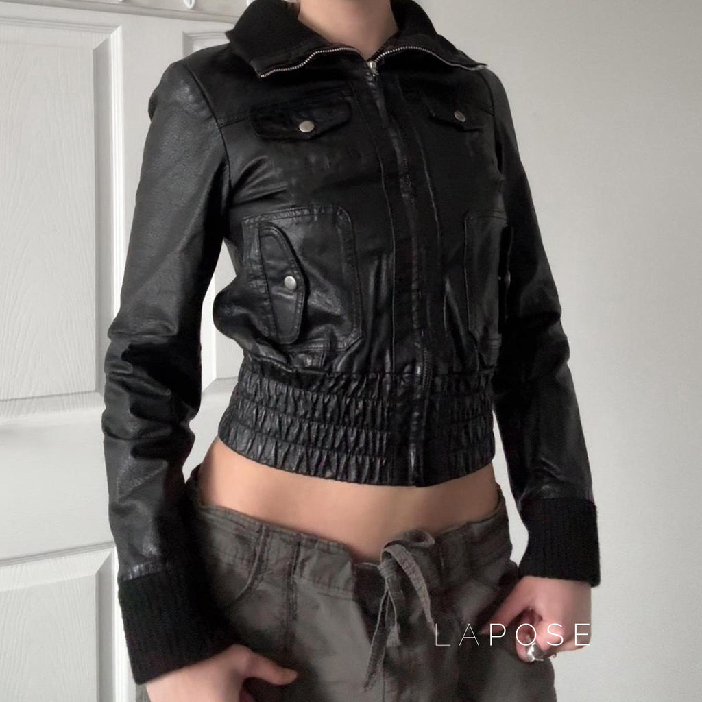 Liv Patchwork Moto Jacket [4PJ1MFFB]