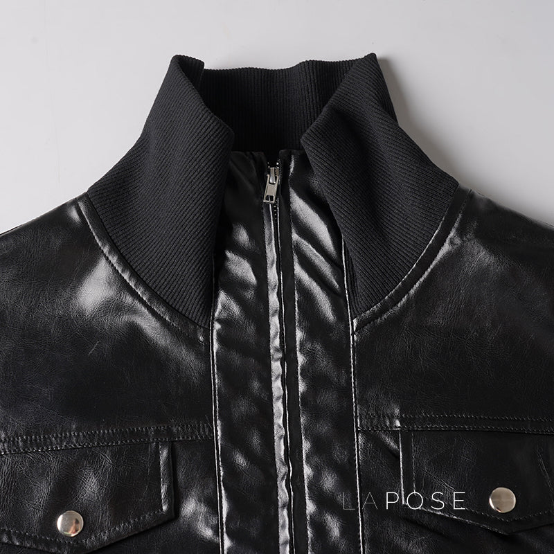 Liv Patchwork Moto Jacket [QQZ3W3SD]