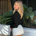 Liza Cropped Knit Cardigan [9I8UT2RH]