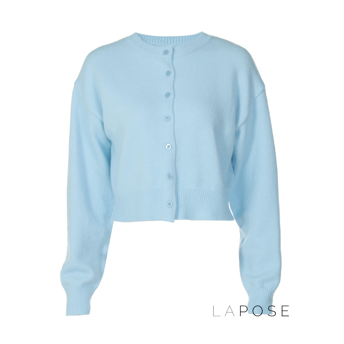 Liza Cropped Knit Cardigan [LL1A3RX8]