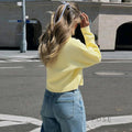 Liza Cropped Knit Cardigan [2XQ09WTS]