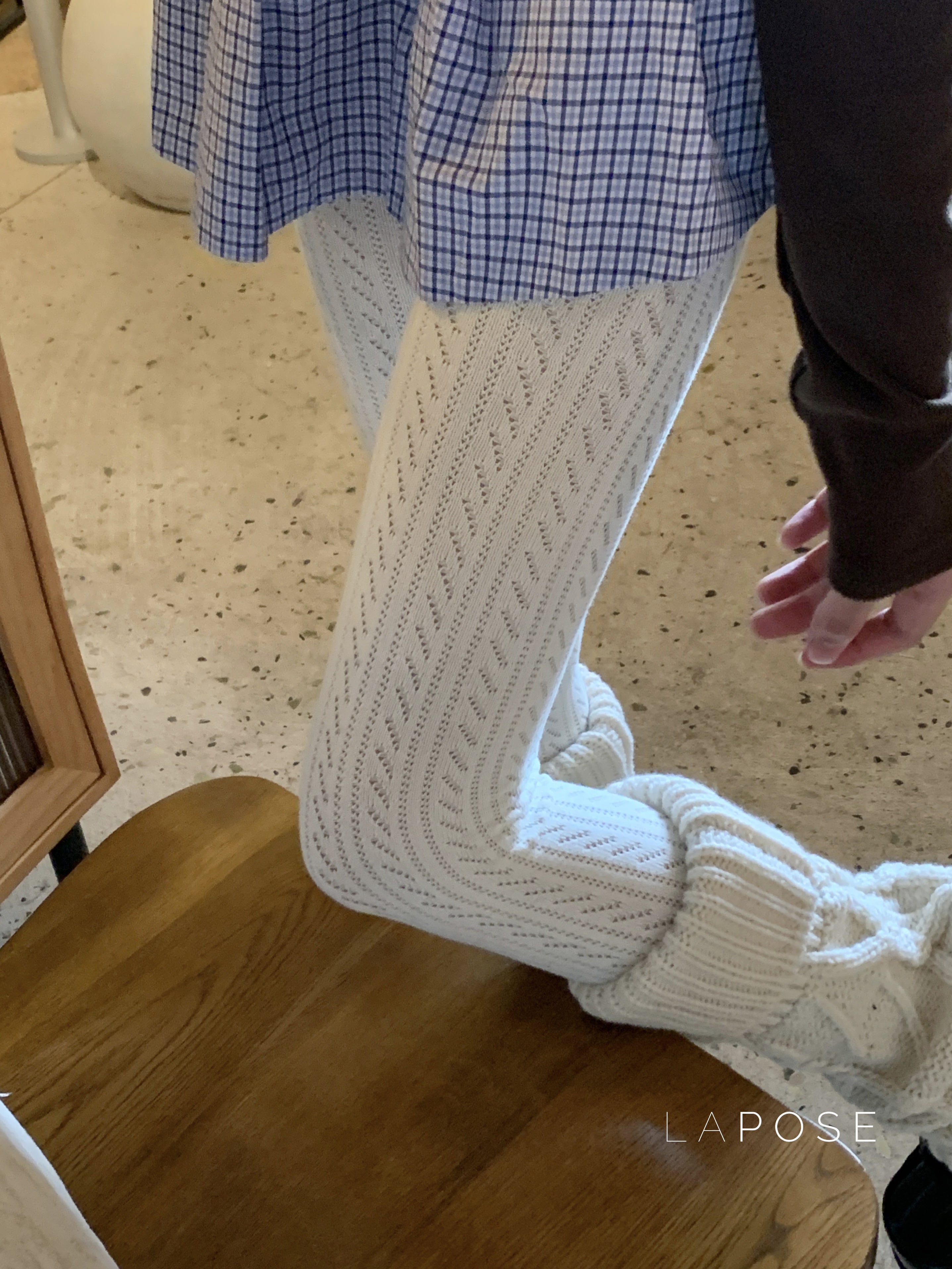 London Cozy Cable Knit Tights [XNUQVHJZ]