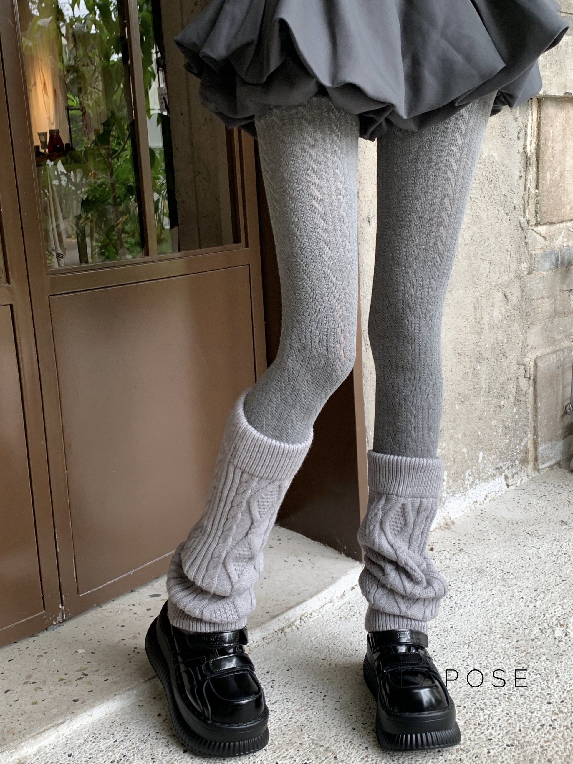 London Cozy Cable Knit Tights [DD5W88X3]