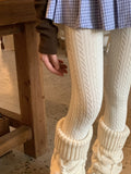London Cozy Cable Knit Tights [2AETVIZ4]