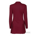 Louella Collared Ruffle Mini Dress [7DDF16S0]
