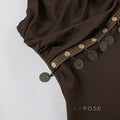 Lumen Metallic Halter Top [P7DU23L0]