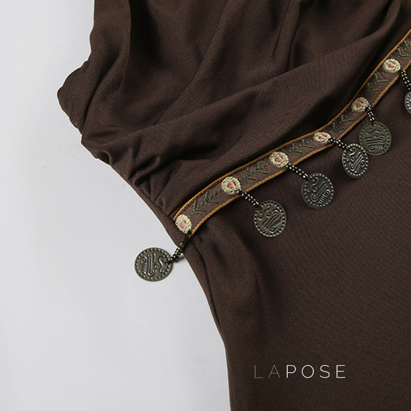Lumen Metallic Halter Top [P7DU23L0]