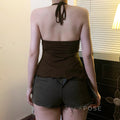 Lumen Metallic Halter Top [1SEUQ1QL]
