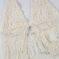 Lundyn Lace Halter Top [GKS1S9FB]
