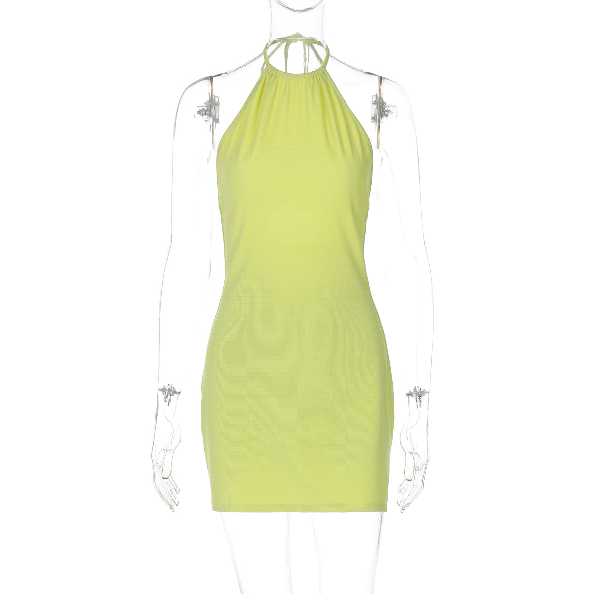Lux Halter Mini Dress