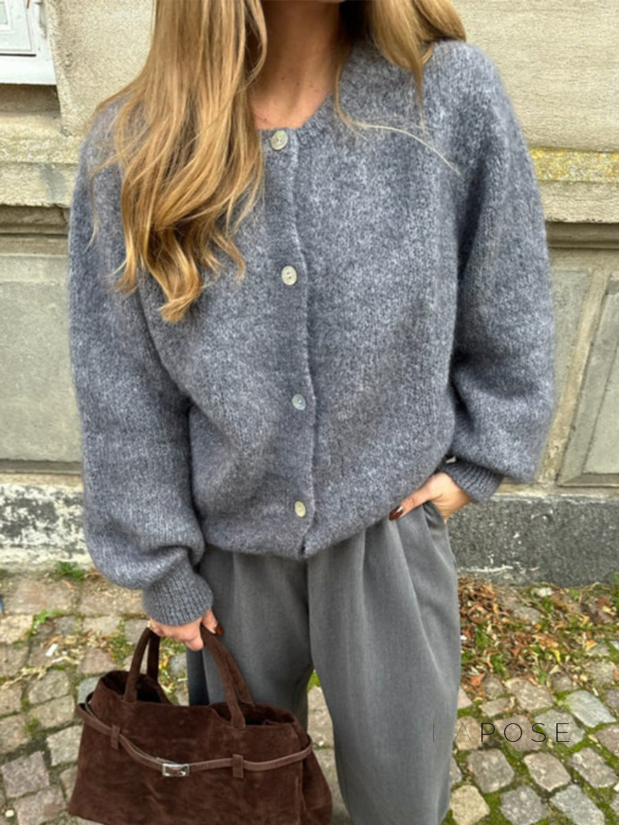 Lyrik Macaron Knit Cardigan [9AE0SXIS]