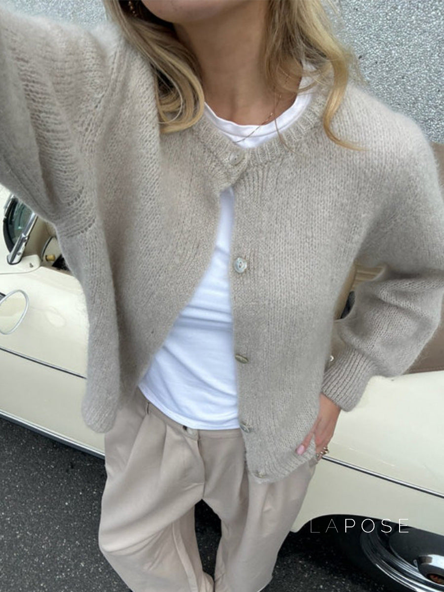 Lyrik Macaron Knit Cardigan [995J3Y6P]