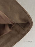 Lyvia Faux Suede Button Jacket [BHNIUOSW]
