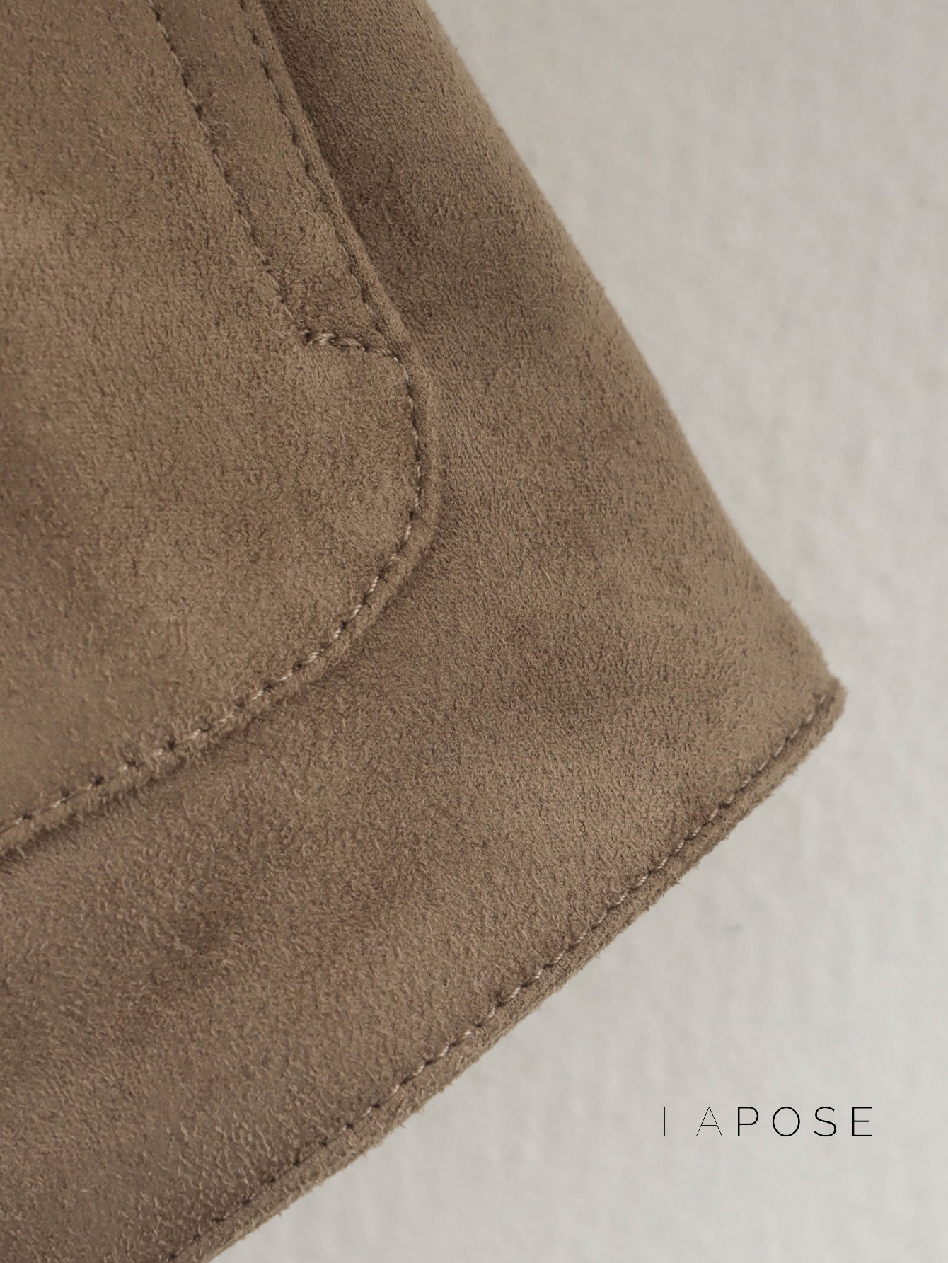 Lyvia Faux Suede Button Jacket [E7SVQ3V0]