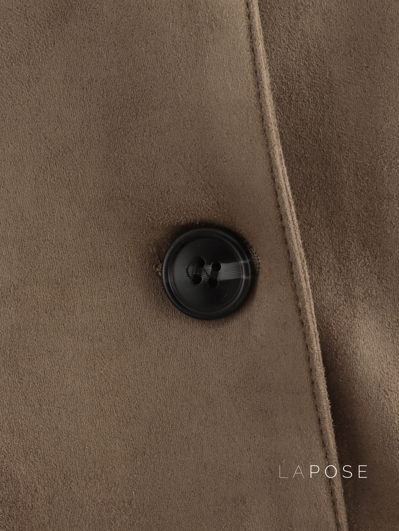 Lyvia Faux Suede Button Jacket [HPPEG9W5]