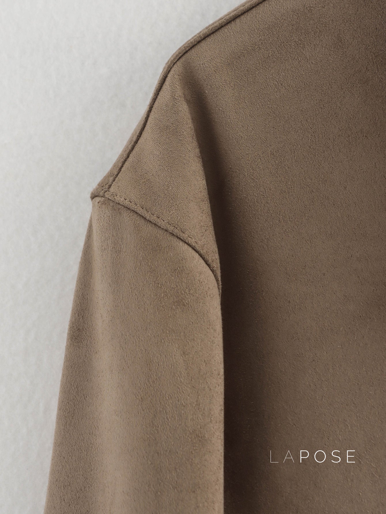 Lyvia Faux Suede Button Jacket [H5283WYN]