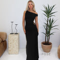 Maahi One-Shoulder Slit Maxi Dress [97COPGXB]