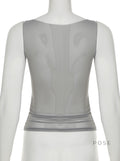 Mabry Sparkle Mesh Camisole [RGMXNFZ6]