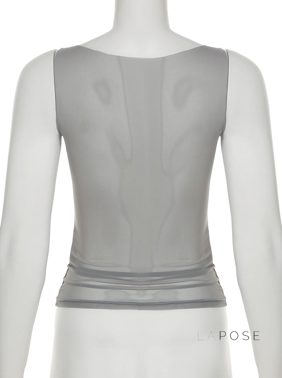 Mabry Sparkle Mesh Camisole [RGMXNFZ6]
