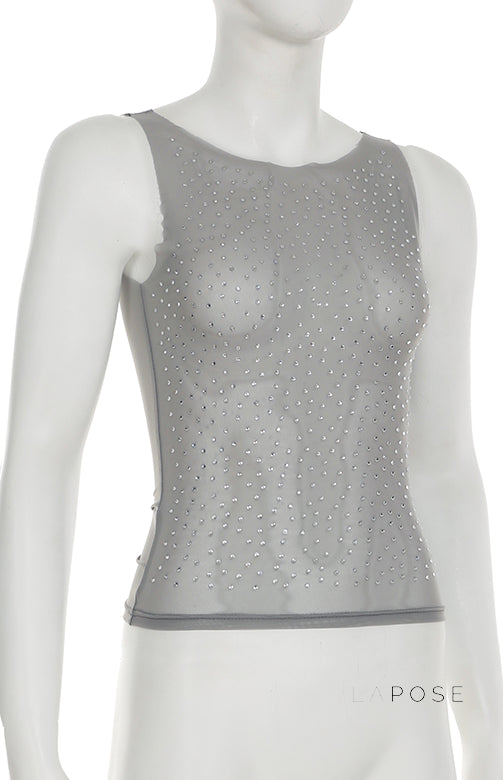 Mabry Sparkle Mesh Camisole [UW429PV1]