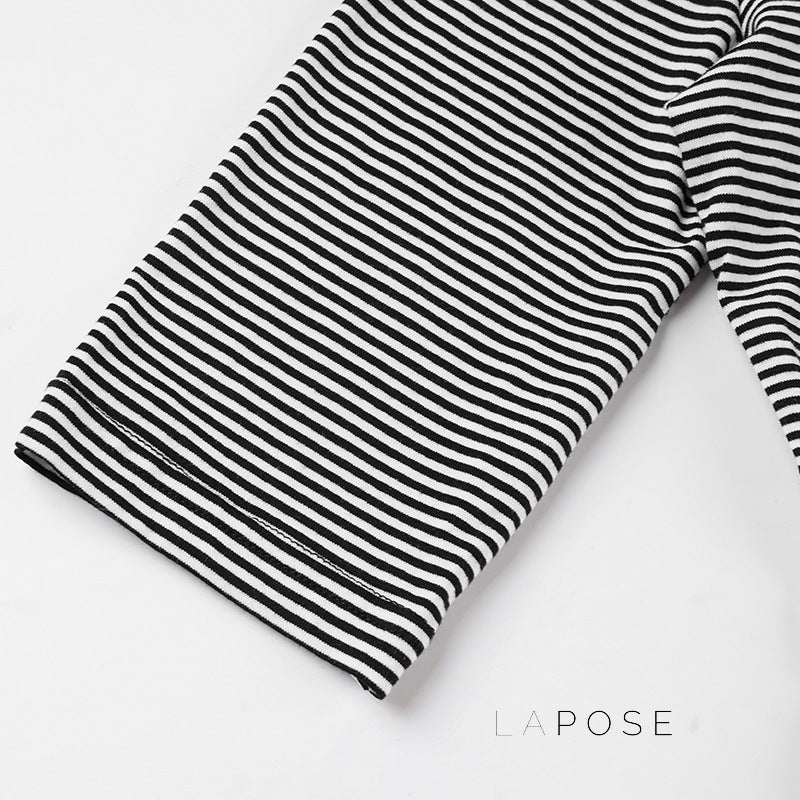 Macie Contrast Stripe Knit Top [1BE0J8OI]