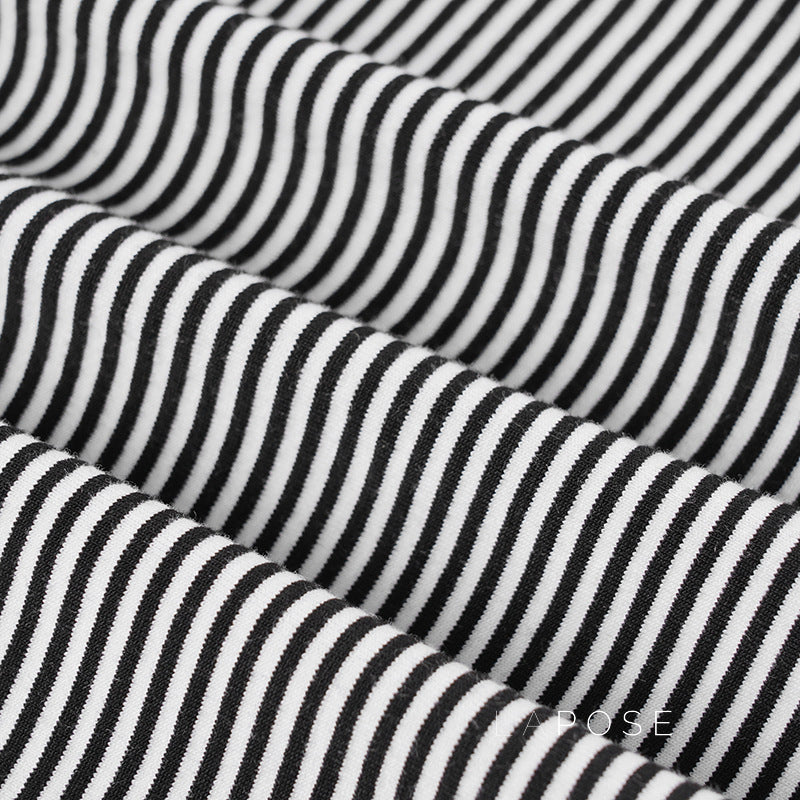 Macie Contrast Stripe Knit Top [MUZD83VO]