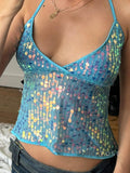 Maddalyn Sequin Strap Top [LUJBV6VC]