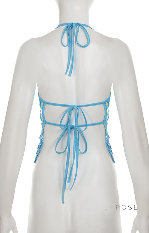 Maddalyn Sequin Strap Top [Z4EWRIOC]