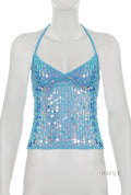 Maddalyn Sequin Strap Top [CKZ4A4PF]