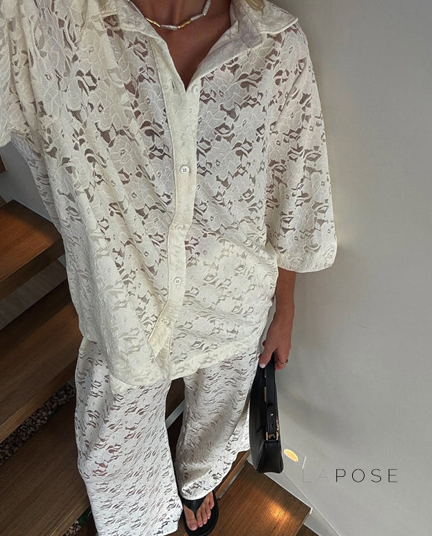 Maddison Relaxed Button-Up Set [EXNRMKXL]