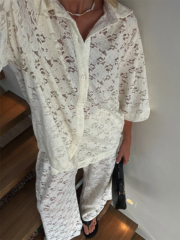 Maddison Relaxed Button-Up Set [JS0WFHWL]